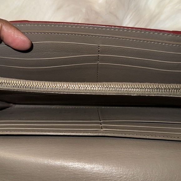 Celine Pink Drummed Leather Large Multifunction Flap Wallet NWT - Picture 15 of 17